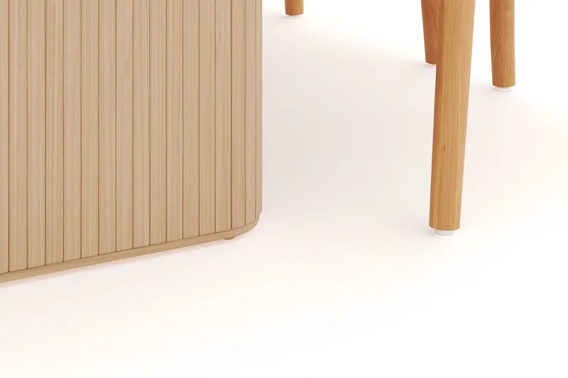 Noira Ovalt Matgrupp 220 cm med 6 Dastoori Matstol - 2220068-6,2098439-1 - Natur - Products - Möbler - Bord & matgrupp - Matgrupp