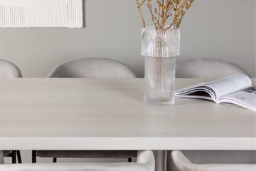 Olga Matgrupp 200 cm Rektangulär med 6 Evelina Stolar - Vit - Products - Möbler - Bord & matgrupp - Matgrupp
