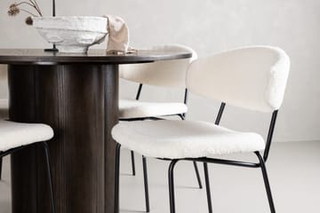 Olivia Matgrupp 110 cm Rund med 4 Chico Stolar - Mocca - Products - Möbler - Bord & matgrupp - Matgrupp