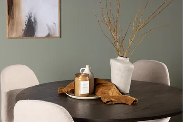 Olivia Matgrupp 110 cm Rund med 4 Polar stolar - Beige - Products - Möbler - Bord & matgrupp - Matgrupp