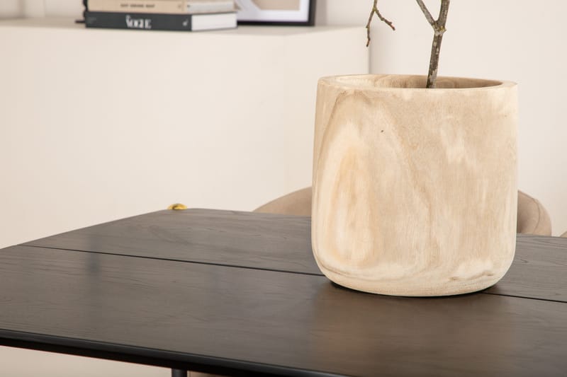 Pelle Matgrupp 190 cm Rektangulär med 6 Berit stolar - Beige - Products - Möbler - Bord & matgrupp - Matgrupp