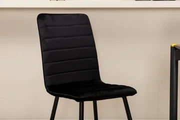 Pelle Matgrupp 190 cm Rektangulär med 6 Windu stolar - Svart - Products - Möbler - Bord & matgrupp - Matgrupp