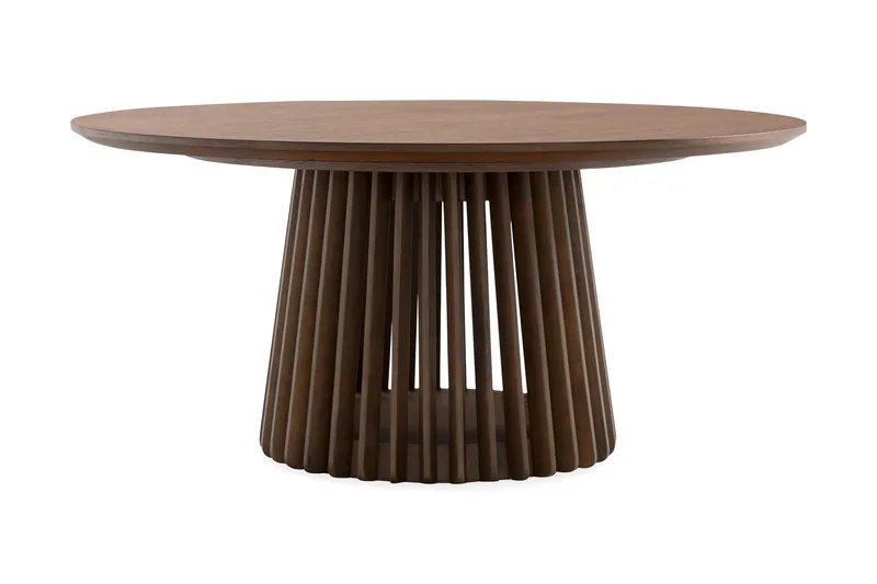 Peyra Runt Soffbord 86 cm - Valnöt - Products - Möbler - Bord & matgrupp - Soffbord