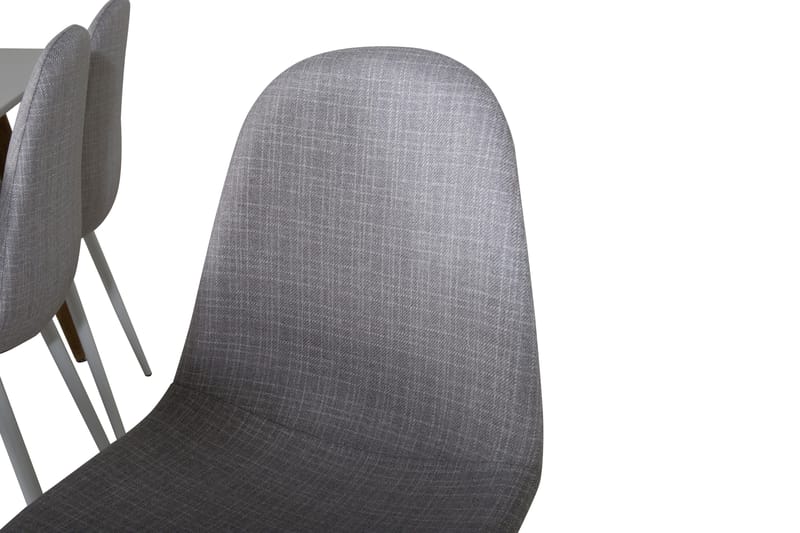 Polar Matgrupp 180 cm Rektangulär med 6 Polar stolar - Grå - Products - Möbler - Bord & matgrupp - Matgrupp