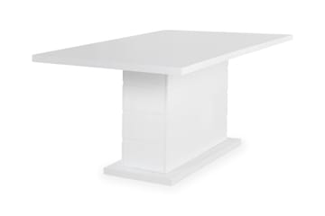 Ratliff Matbord 180 cm Förlängningsbart med illäggsskiva +  6 st Nibe stol beige med ek ben - Vit/Beige - Products - Möbler - Bord & matgrupp - Matgrupp