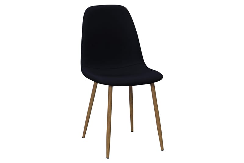 Richeto Matbord 180 cm ek +  6 st Nibe stol svart med ek ben - Ek - Products - Möbler - Bord & matgrupp - Matgrupp