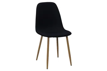 Richeto Matbord 180 cm ek +  6 st Nibe stol svart med ek ben - Natur/Svart - Products - Möbler - Bord & matgrupp - Matgrupp