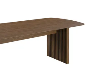 Richeto Matbord Rökt Ek 210 cm - Brun / Ribbad - Products - Möbler - Bord & matgrupp - Matbord & köksbord