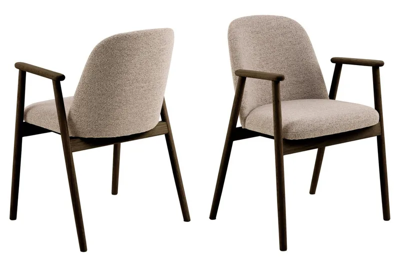 Richeto Matbord Rökt Ek 240 cm med 6 Reciclar Matstolar - Rökt ek - Products - Möbler - Bord & matgrupp - Matgrupp