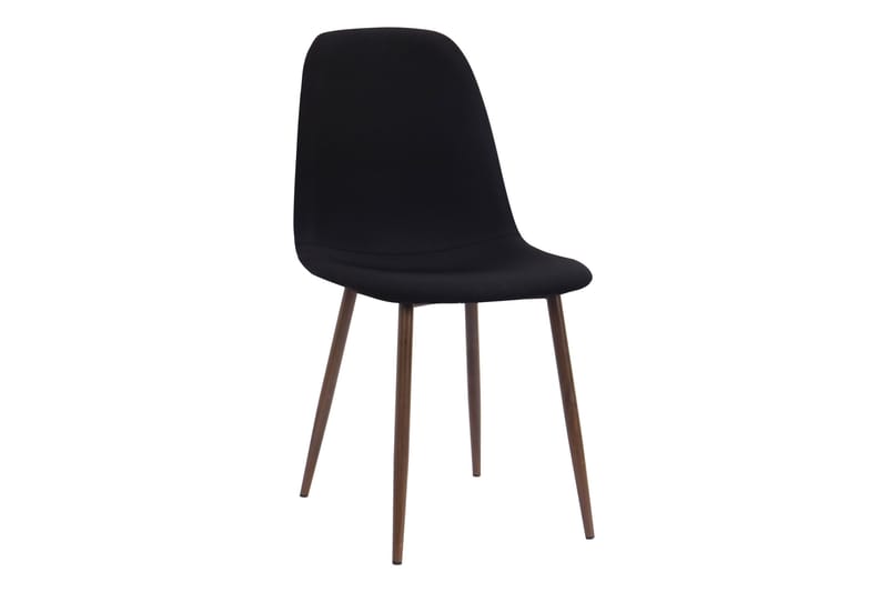 Richeto Matbord Rökt Ek 240 cm valnöt +  8 st Nibe stol svart med valnöt ben - Brun/Svart - Products - Möbler - Bord & matgrupp - Matgrupp
