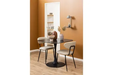 Salm Matbord 90x90 cm - Svart - Products - Möbler - Bord & matgrupp - Matbord & köksbord