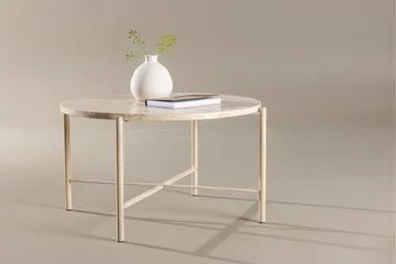 Sandhamn Soffbord 70 cm Rund - Beige - Products - Möbler - Bord & matgrupp - Soffbord