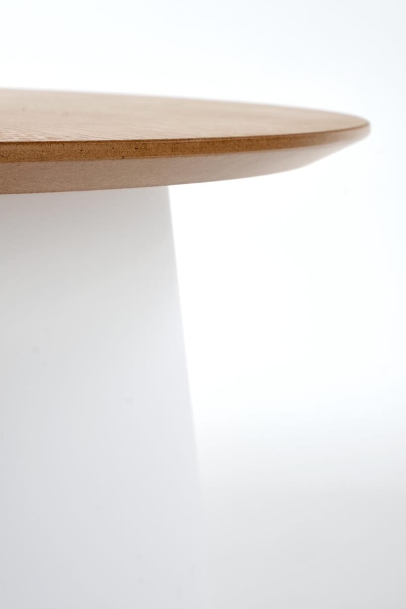 Saranda soffbord Ø69 cm - Vit - Vit - Products - Möbler - Bord & matgrupp - Soffbord