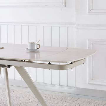 Saturnus matbord förlängningsbart 120 till 180 cm - Beige Travertin - Beige Travertin - Products - Möbler - Bord & matgrupp - Matbord & köksbord