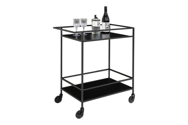 Thomasboro Drinkvagn 40x68 cm, Svart