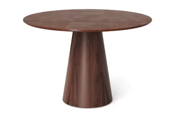 Siena Litet Matbord Runt 110cm Fanér - Valnöt - Products - Möbler - Bord & matgrupp - Matbord & köksbord