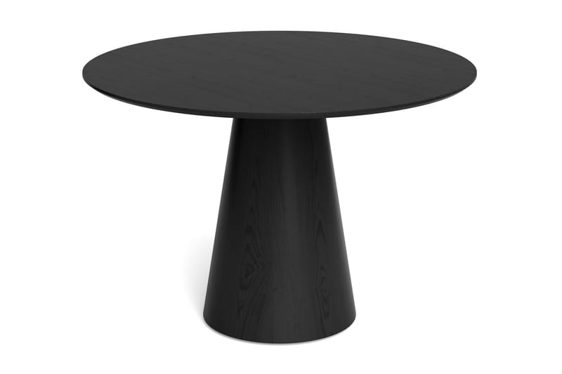 Siena Matgrupp runt 110 cm Svart med 4 Karol Matstolar - Svart - Products - Möbler - Bord & matgrupp - Matgrupp