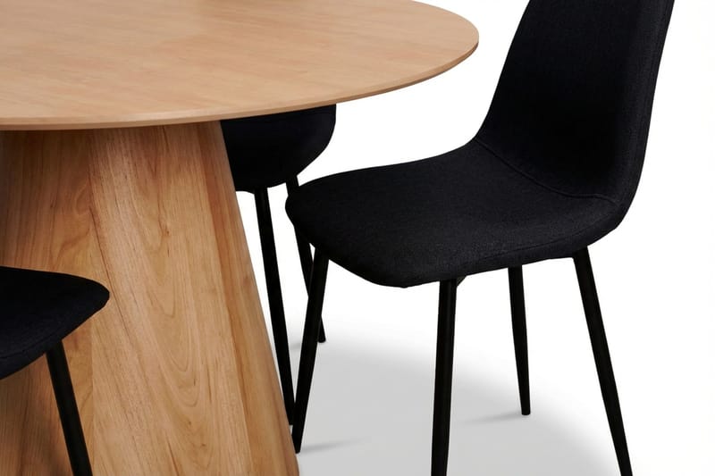 Siena Matgrupp runt 130 cm Ek med 6 Nibe Matstolar - Ek - Products - Möbler - Bord & matgrupp - Matgrupp