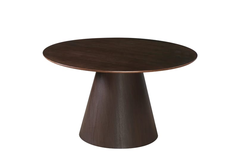 Siena Matgrupp runt 130 cm Rökt Ek med 6 Elsie Matstolar - Rökt ek/Vit - Products - Möbler - Bord & matgrupp - Matgrupp