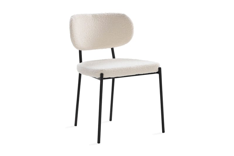 Siena Matgrupp runt 130 cm Svart med 6 Gemmiano Matstolar - Svart - Products - Möbler - Bord & matgrupp - Matgrupp