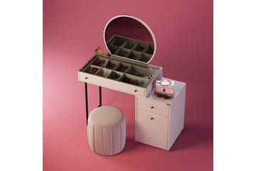 Sminkbord Sminkbord Dralen Mink Flerfärgad - Products - Möbler - Bord & matgrupp - Sminkbord & toalettbord