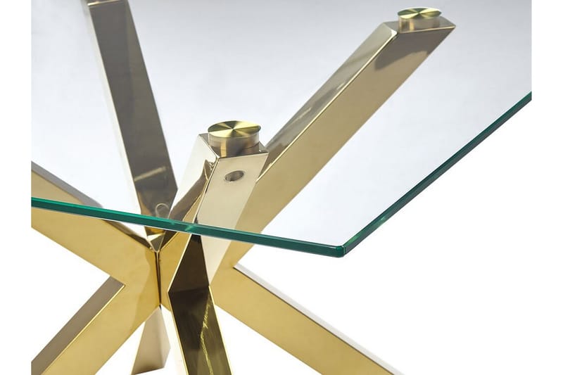 Soffbord genomskinlig/guld STARLIGHT - Guld - Products - Möbler - Bord & matgrupp - Soffbord