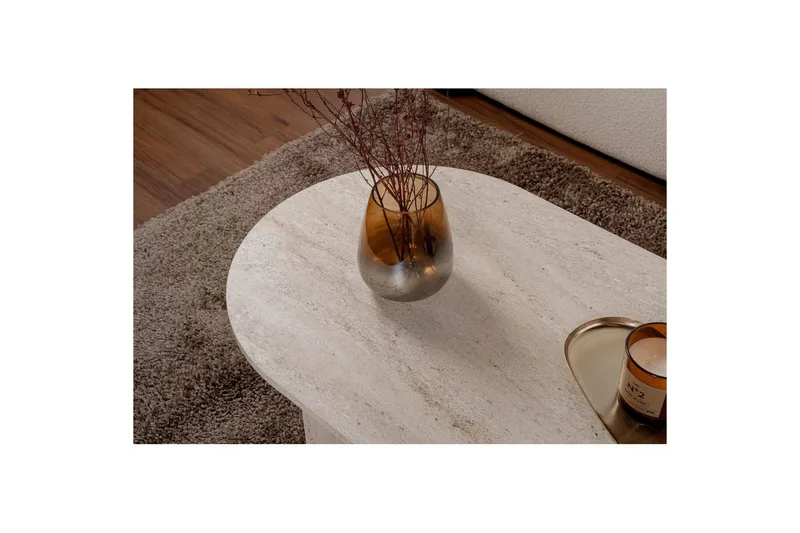 Soffbord Hasina Travertin - Travertin - Products - Möbler - Bord & matgrupp - Soffbord