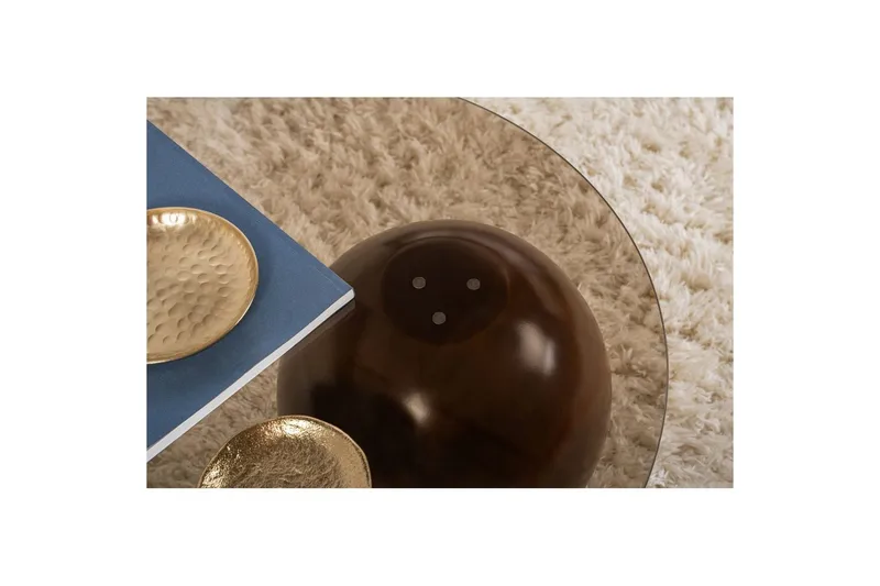 Soffbord Jaromere Valnöt / Bronse - Valnöt / Bronse - Products - Möbler - Bord & matgrupp - Soffbord