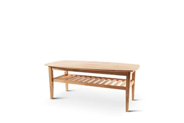 Leeds Soffbord 130x70 cm i massivt trä - Natur/Ek - Products - Möbler - Bord & matgrupp - Soffbord - Soffbord med förvaring