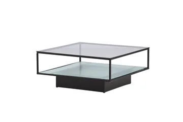 Maglehem Soffbord 90x90x37,5 cm - Svart - Products - Möbler - Bord & matgrupp - Soffbord - Soffbord med förvaring