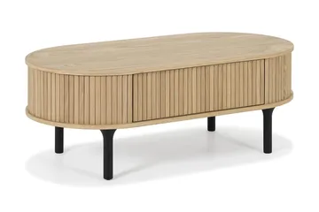 Noira Ovalt Soffbord 118 cm - Natur - Products - Möbler - Bord & matgrupp - Soffbord - Soffbord med förvaring