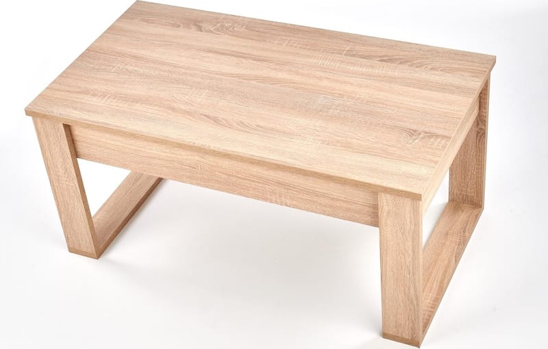 Soffbord med lådor 110x 60 cm ljus ek - Sonoma ek - Products - Möbler - Bord & matgrupp - Soffbord - Soffbord med förvaring