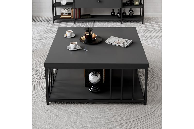 Zenn Soffbord 90x90 cm Svart - Hanah Home - Products - Möbler - Bord & matgrupp - Soffbord