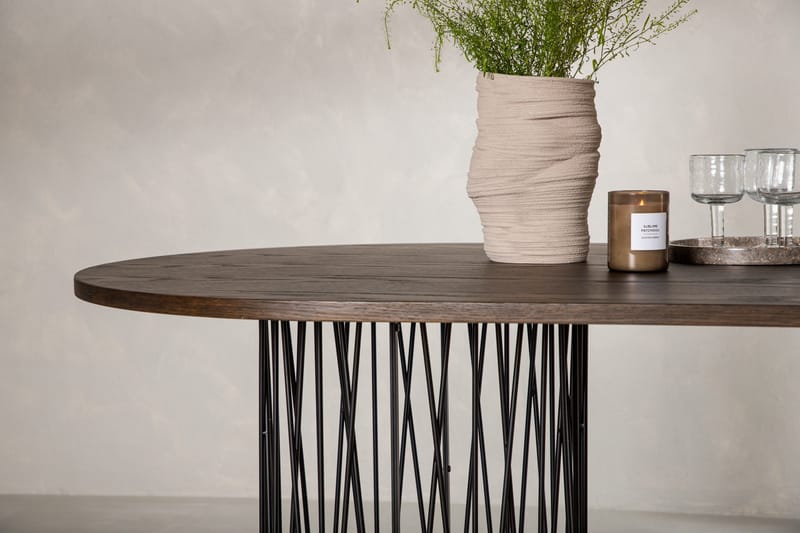 Stone Matbord 220x100x74 cm Oval - Brun - Products - Möbler - Bord & matgrupp - Matbord & köksbord