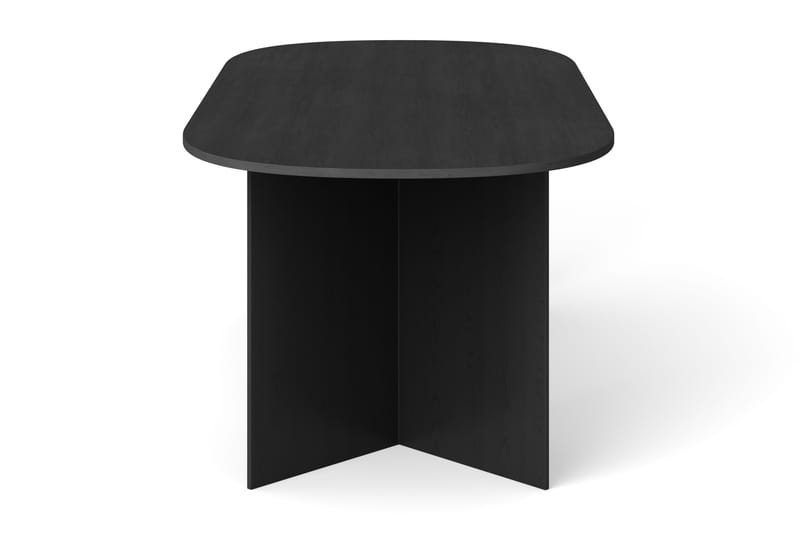 Vera Matbord Oval 220x100 cm Fanér - Svartlaserad ek - Products - Möbler - Bord & matgrupp - Matbord & köksbord
