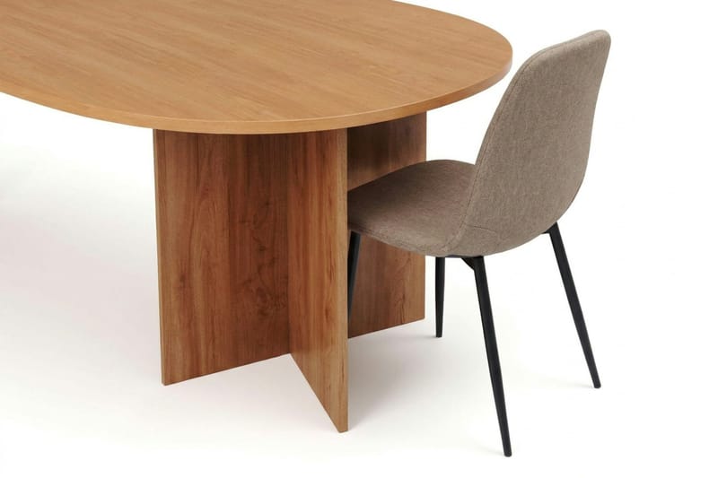 Vera Matgrupp rektangulärt 220 cm Ek med 6 Nibe Matstolar - Ek - Products - Möbler - Bord & matgrupp - Matgrupp