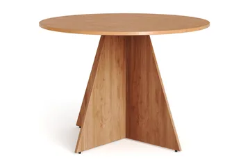 Vera Runt Matbord ø110 cm Fanér, Ek