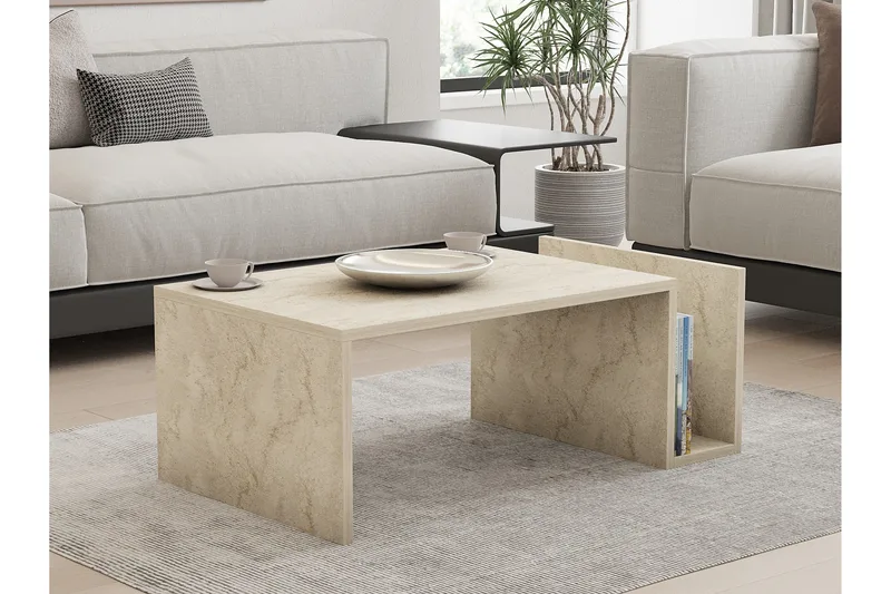 Vimenil Soffbord 87 cm - Beige - Products - Möbler - Bord & matgrupp - Soffbord