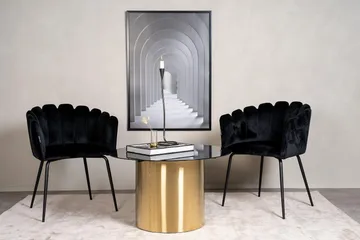 Ystad Soffbord Runt 75 cm - Svart - Products - Möbler - Bord & matgrupp - Soffbord