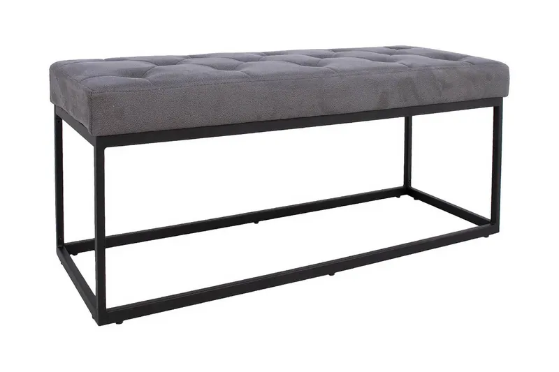 Brigite Bänk 100x35x47 cm Grå - Products - Möbler - Hallmöbler - Hallbänk