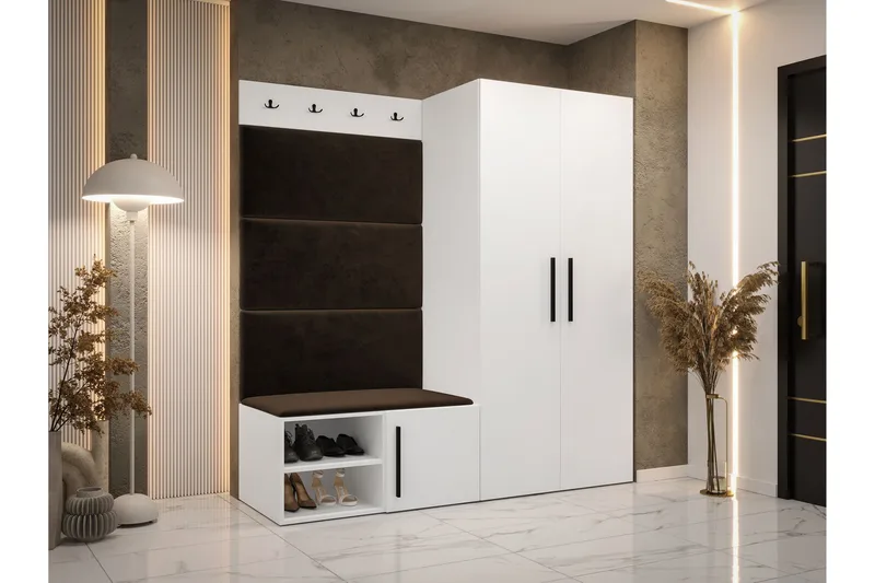 Farosa Hallmöbelset - Beige - Products - Möbler - Hallmöbler - Möbelset för hall & entre