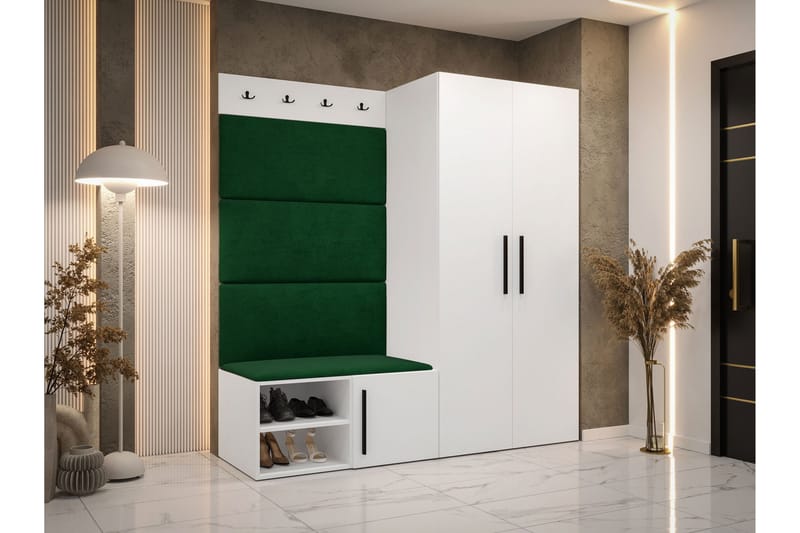 Farosa Hallmöbelset - Brun/Svart - Products - Möbler - Hallmöbler - Möbelset för hall & entre