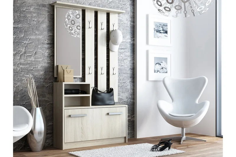 Nesebar Hallmöbel 85 cm - Trä - Products - Möbler - Hallmöbler - Möbelset för hall & entre