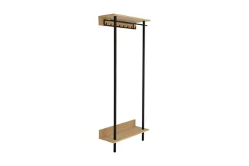 Ongayo Hallmöbelset 28x80 cm - Vit/Svart - Products - Möbler - Hallmöbler - Möbelset för hall & entre