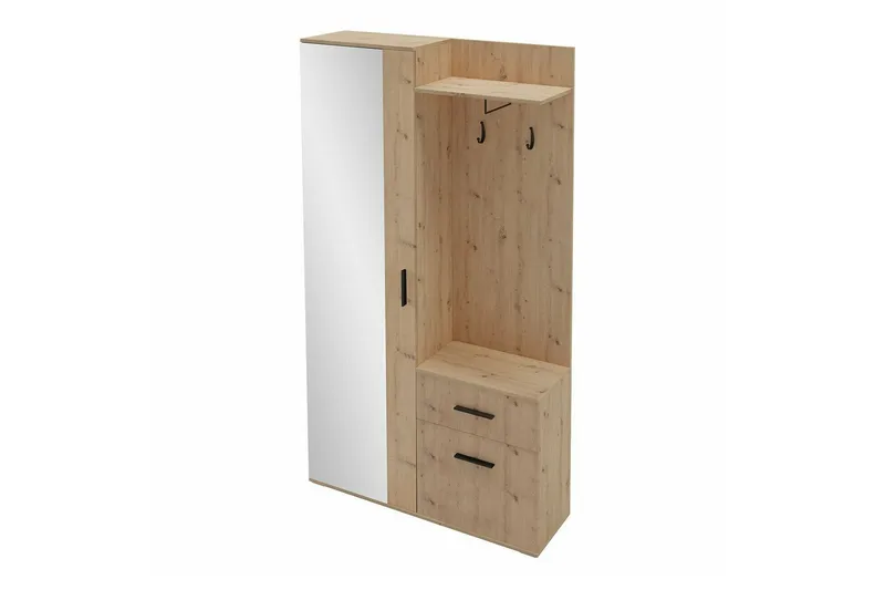 Rosehall Hallmöbelset 97x30 cm 195x Brown - Products - Möbler - Hallmöbler - Möbelset för hall & entre