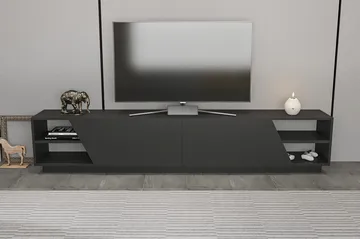 Andifli Tv-bänk 240x47,4 cm - Antracit - Products - Möbler - TV- & Mediamöbler - TV bänk & mediabänk