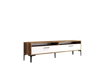 Brutorp Tv-bänk 180 cm - Valnöt/Vit - Products - Möbler - TV- & Mediamöbler - TV bänk & mediabänk