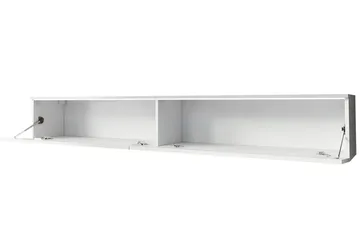 Cuguen Tv-skåp 180 cm - Vit/Grå - Products - Möbler - TV- & Mediamöbler - TV bänk & mediabänk