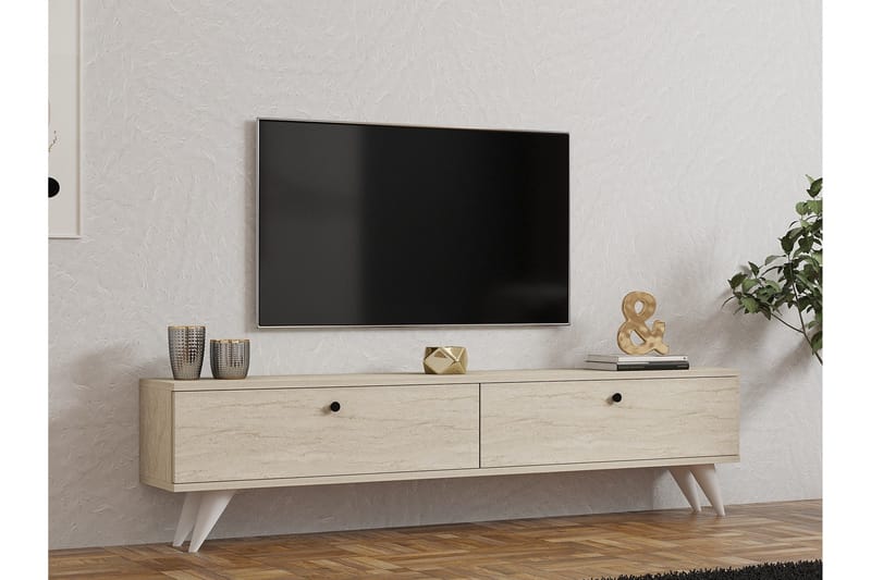 Djarhint Tv-bänk 160 cm - Beige - Products - Möbler - TV- & Mediamöbler - TV bänk & mediabänk