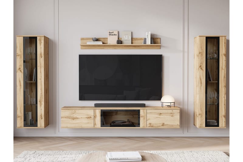 Gamal Tv-möbelset, Grå